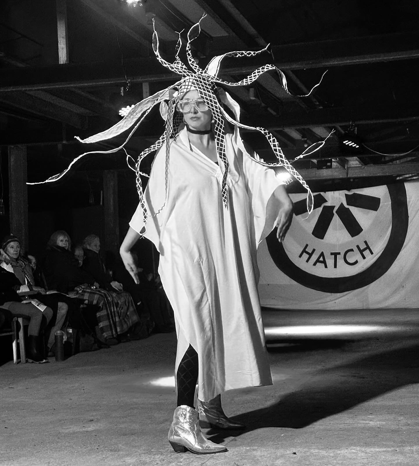 What a fabulous experience- thank you @hatch_somerset for welcoming me *INTO THE VOID* last weekend as #medusa 
&mdash;////&mdash;
Come to East Quay, Watchet Saturday 13th April 8:30pm to see a #fashionshow like no other&hellip; FREE TO ALL - more de