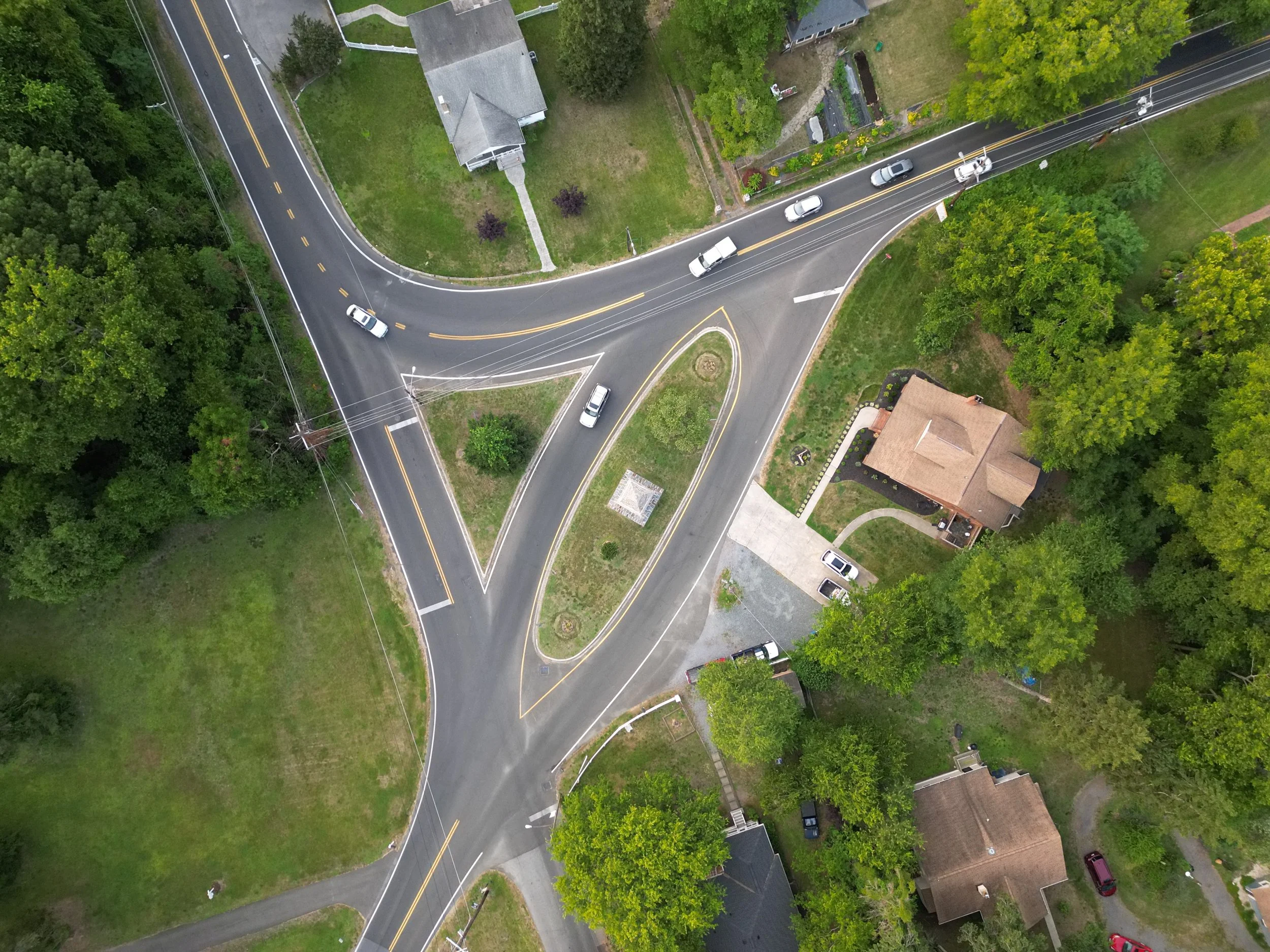 Crain Highway Monument from above