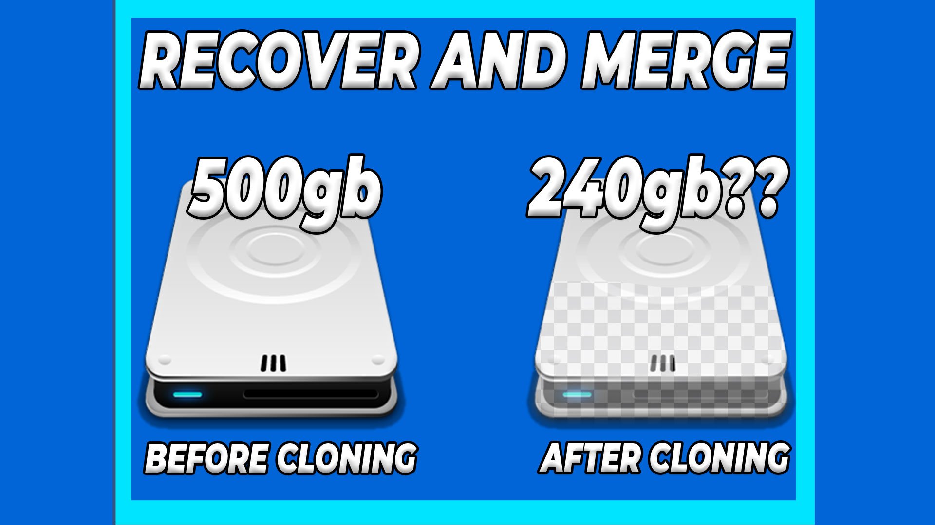How to Fix- Cloned Hard Drive Shows Wrong Size 2022