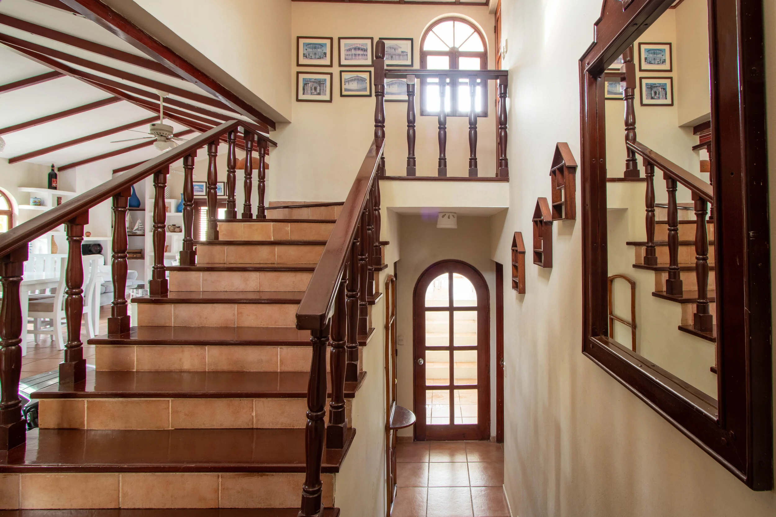 interior steps -villa 1