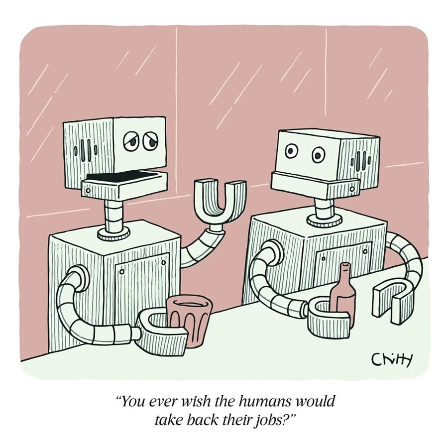 Robots wanting to quit their jobs