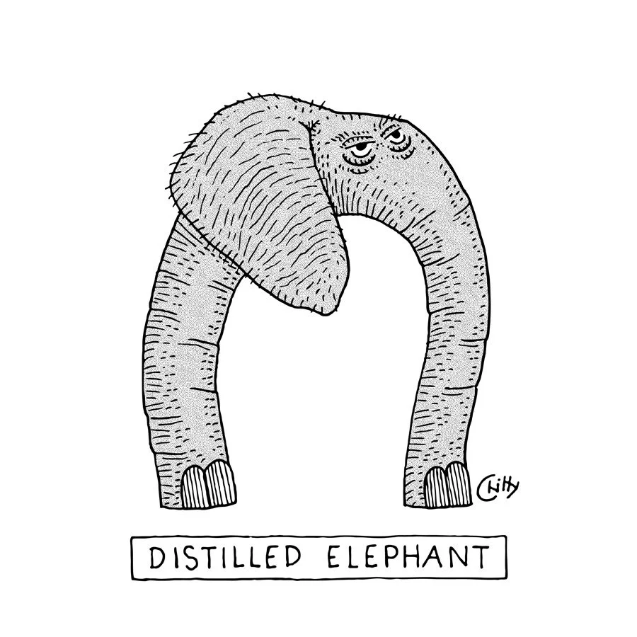 Distilled elephant