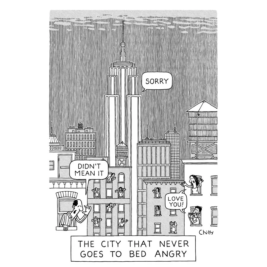 City that never goes to bed angry