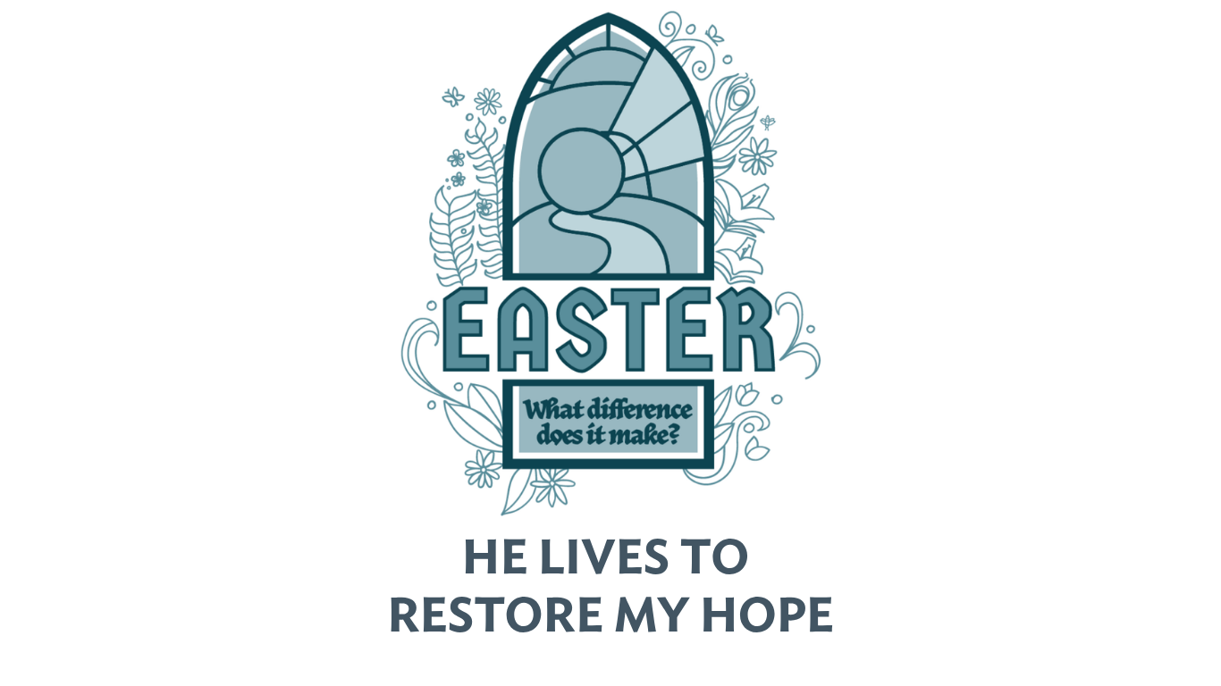 Weekend Worship Theme - Easter: What Difference Does It Make - He Lives To Restore My Hope