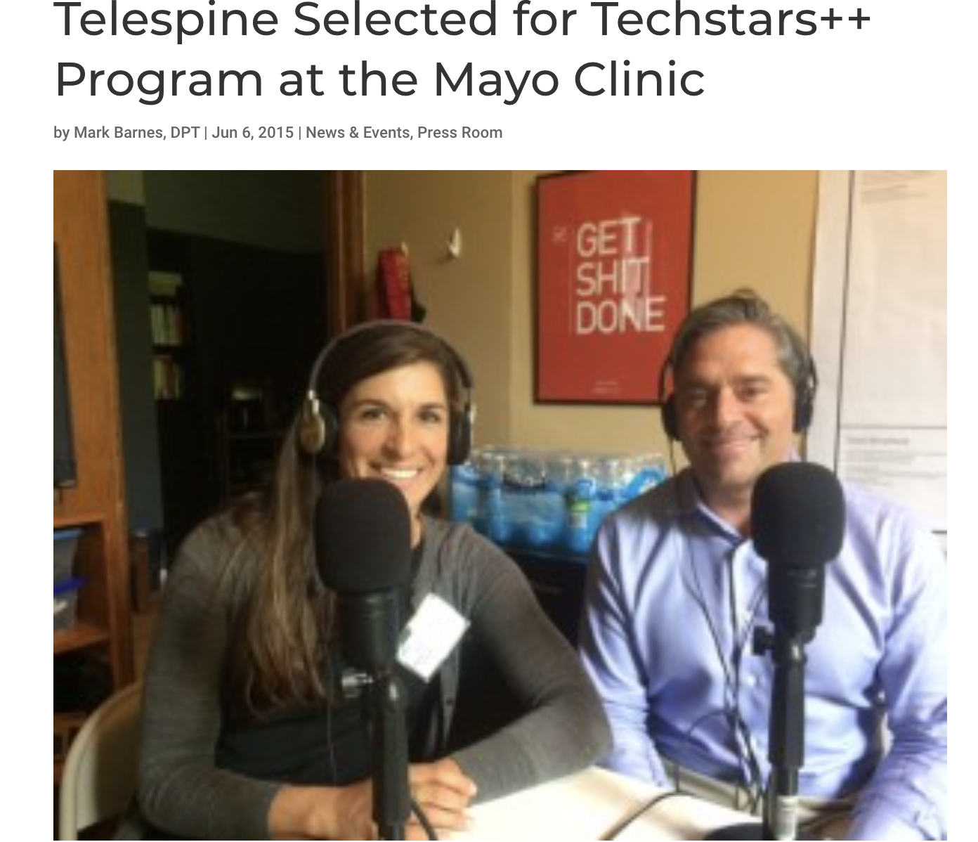 Podcast Interview at the Mayo Clinic