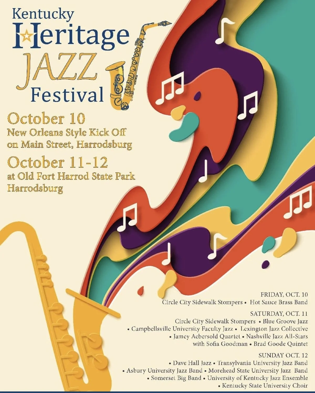KY Heritage Jazz Festival at Old Fort Harrod