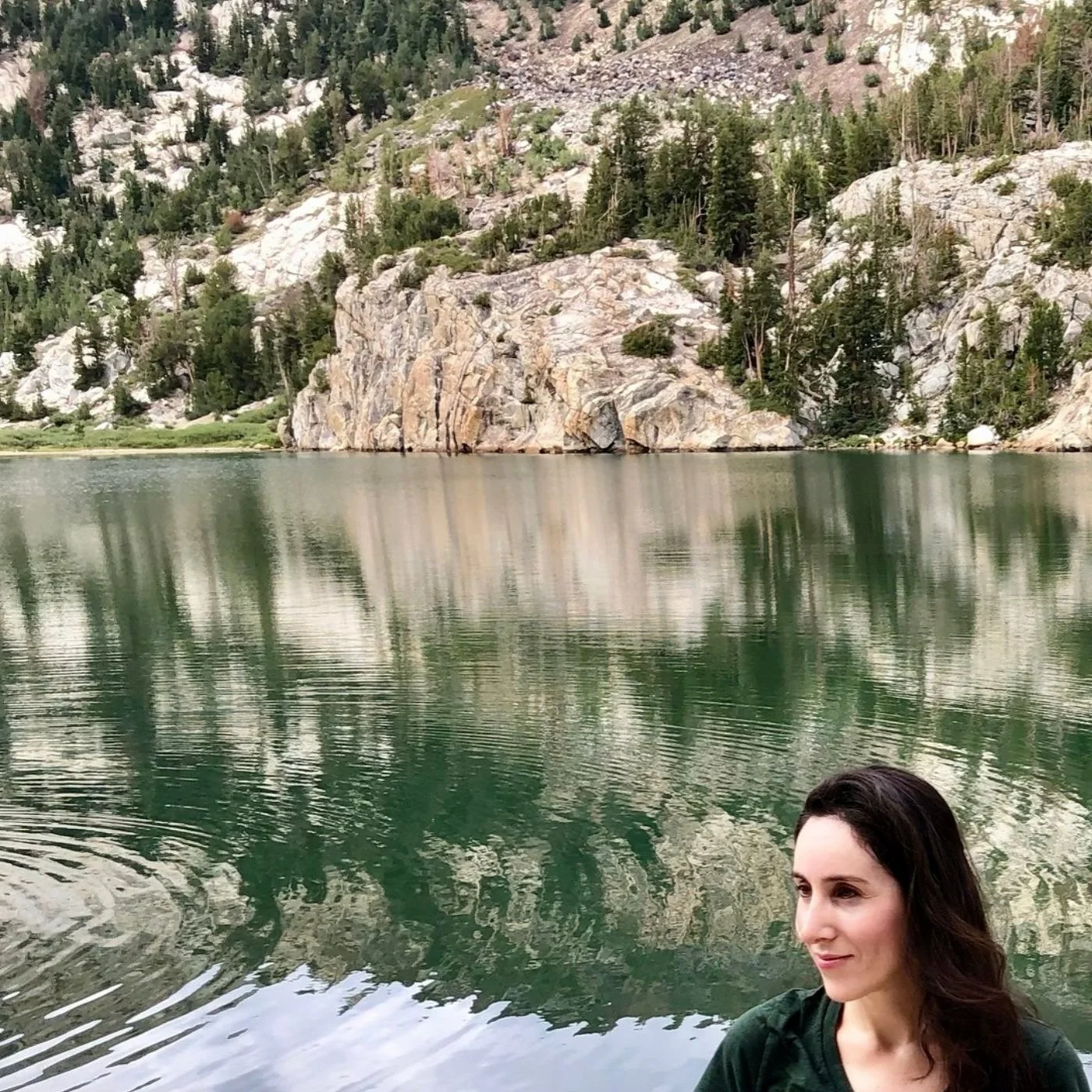 An Image of The Bard at the Lake