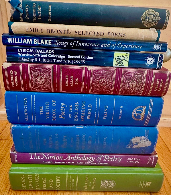 Poetry Books of the 17th-19th c.