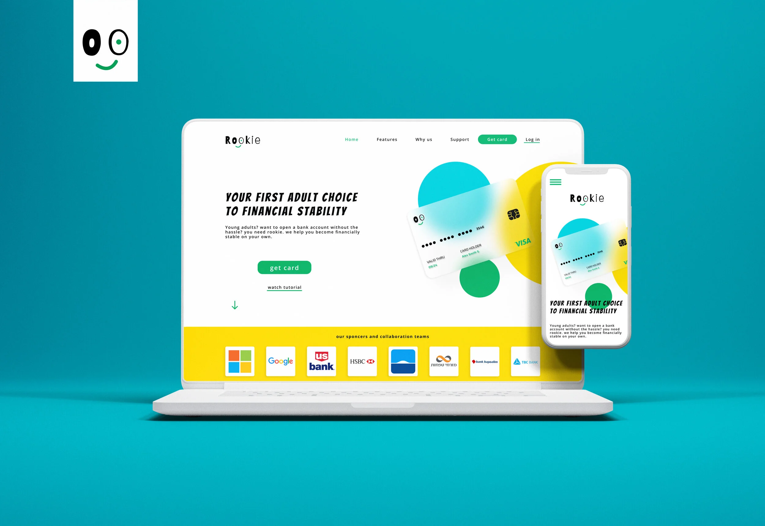 Rookie- young adult's banking BFF UX case study