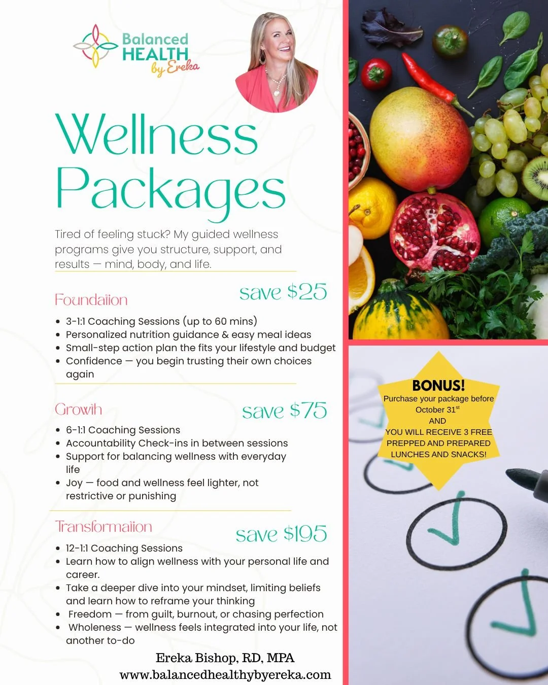 Eeeek! Who is signing up first to get 3 FREE LUNCHES AND SNACKS!