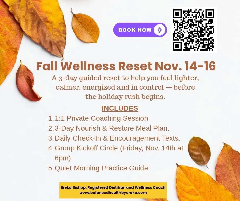 Who else is ready for a mind, body, and soul reset? 

With finishing up Halloween stuff and wanting something to reset me before the holidays. I thought I'd ask you all to join me in the journey. 

🙌I am looking forward to reseting from candy and sw