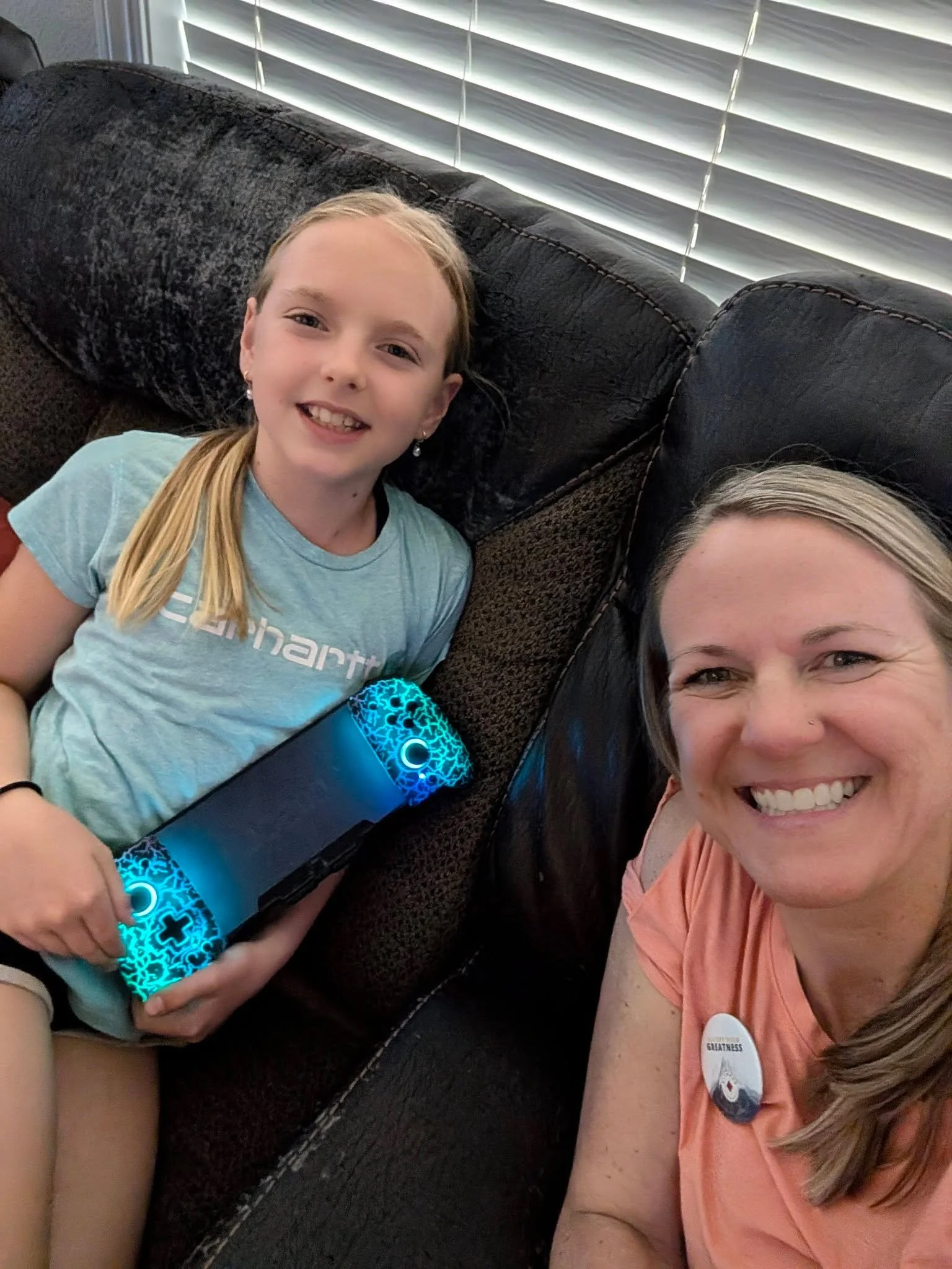 We are having fun playing Rocket League together! Nothing better than being with my kids laughing and relaxing! 🙏🫶😊❤️