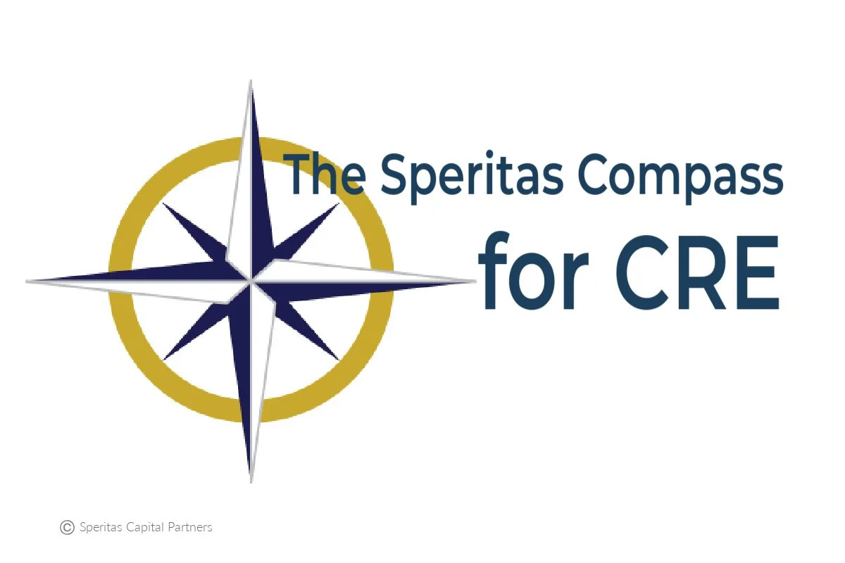 Speritas Compass Logo with CRE to designate Commercial Real Estate