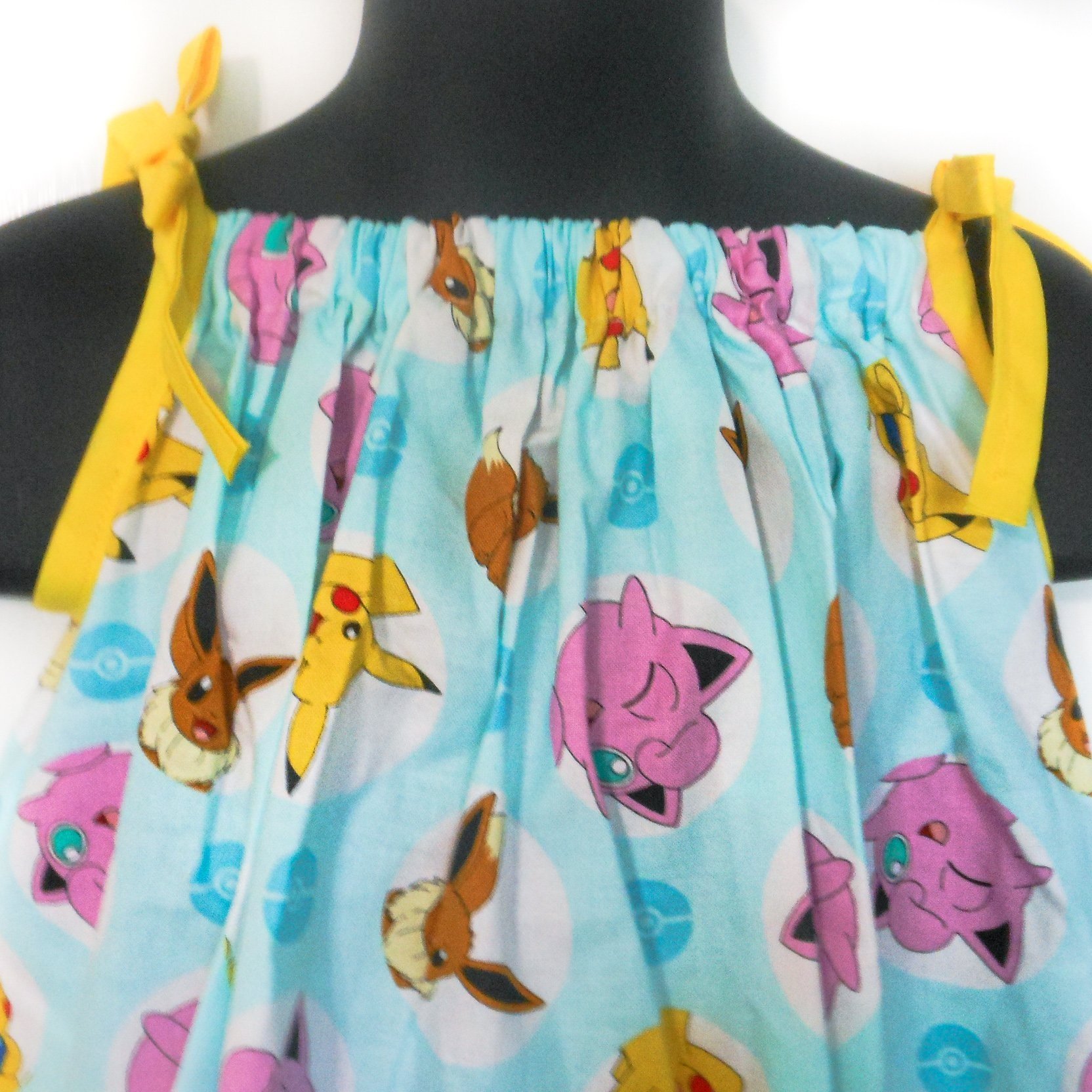 Pokemon Characters on Teal Sundress Top