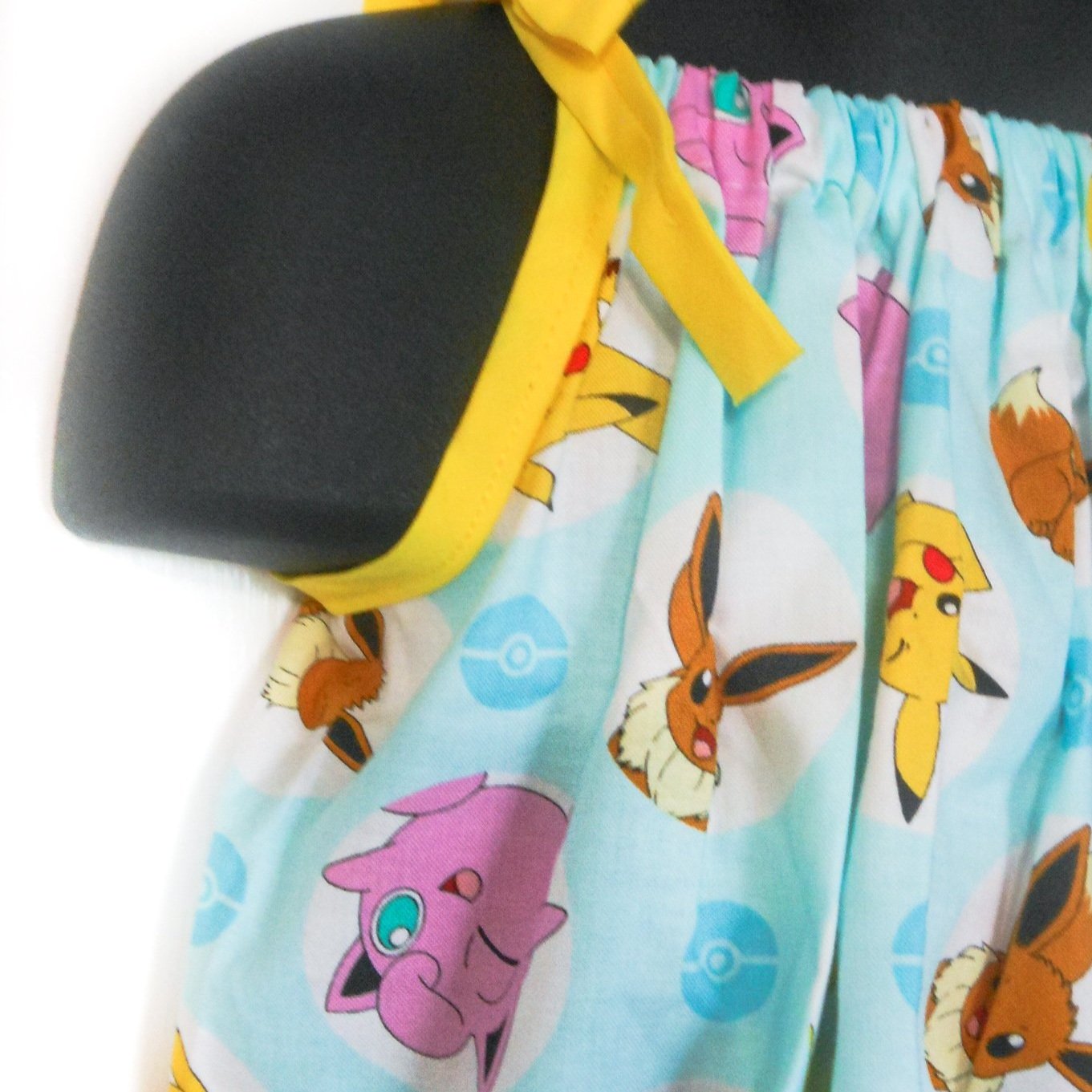 Pokemon Characters on Teal Sundress Ties