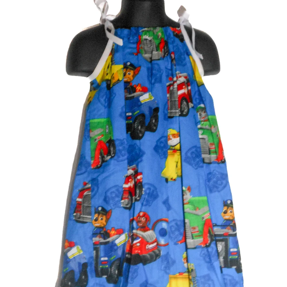 Paw Patrol Pups on Vehicles Sundress  Warehouse RoyGBiv