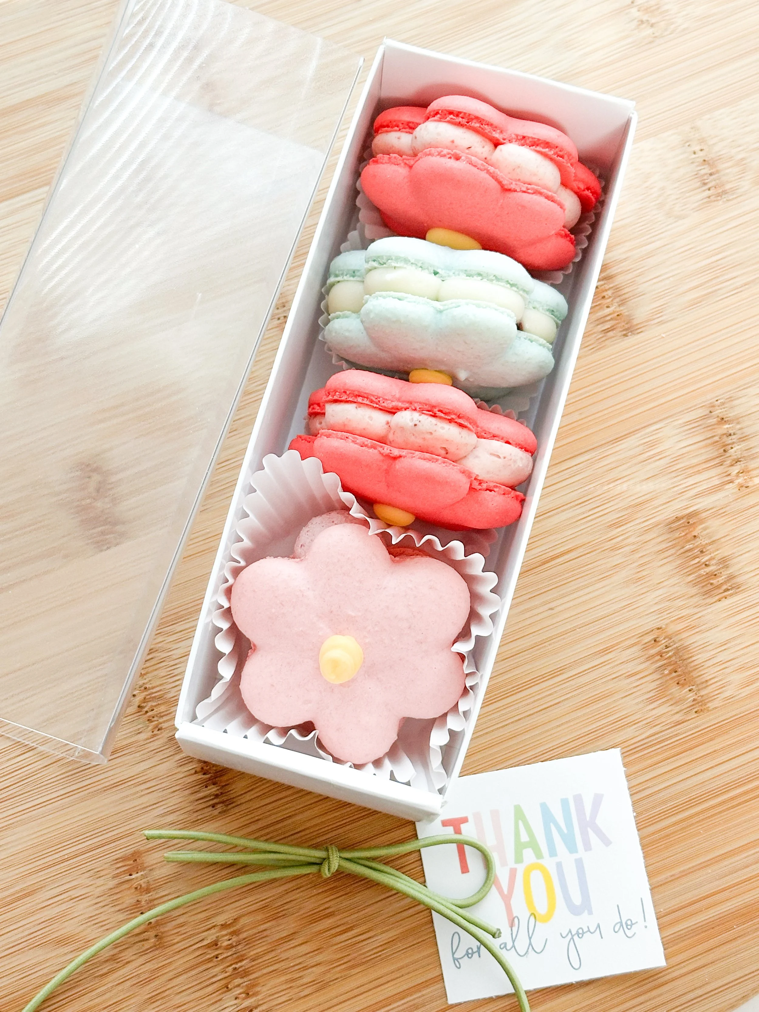 Flower Macarons