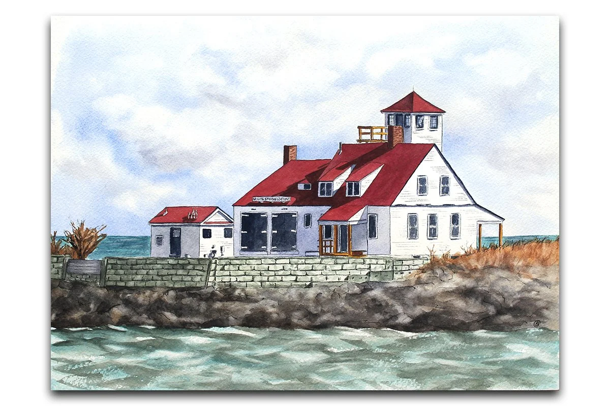 Wood Island Life Saving Station