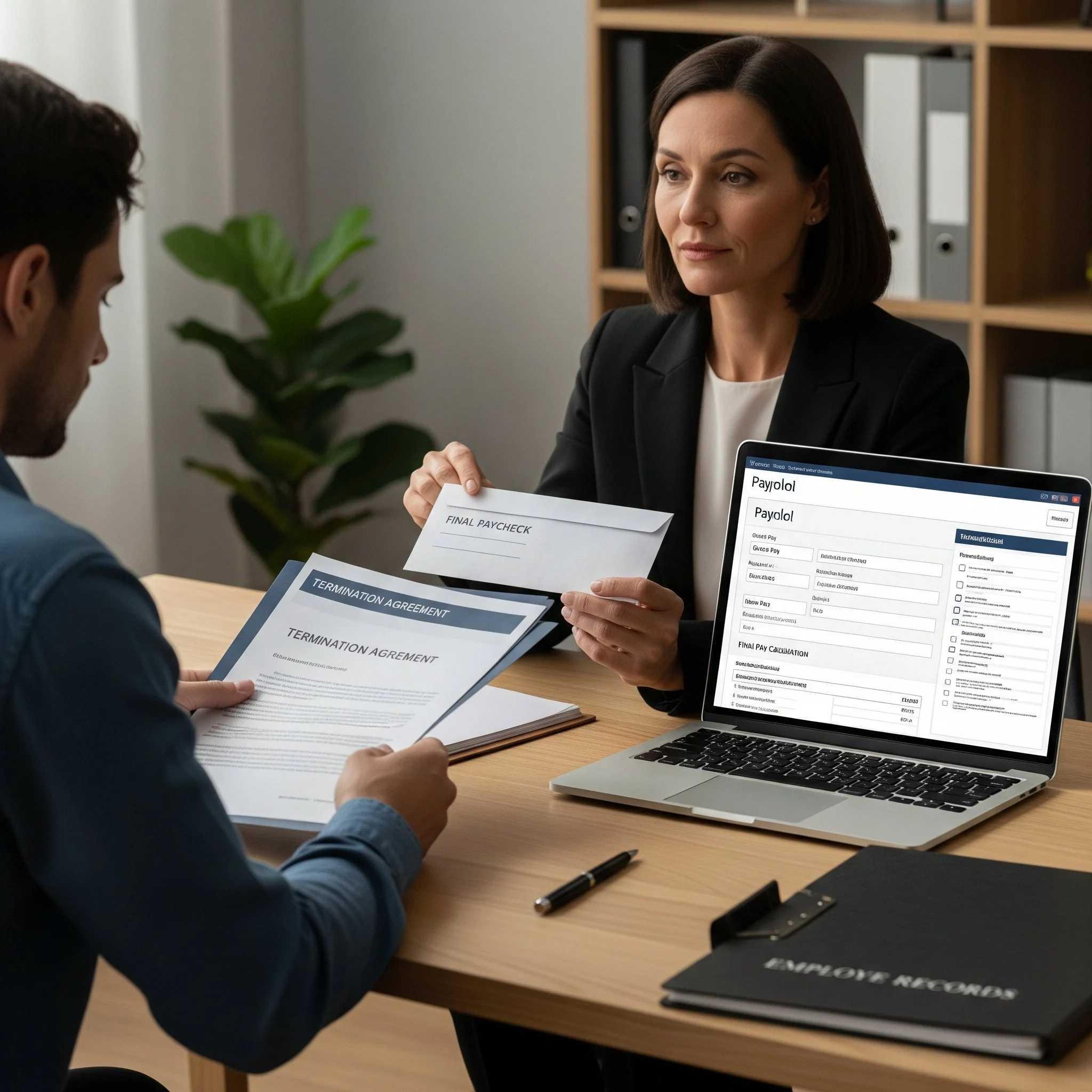 Do I need to provide a final paycheck immediately upon termination?