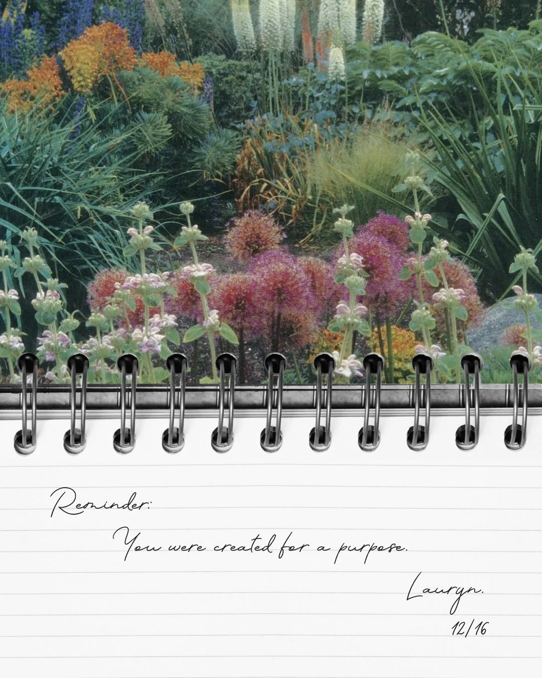 A reminder and letting simple objects inspire!