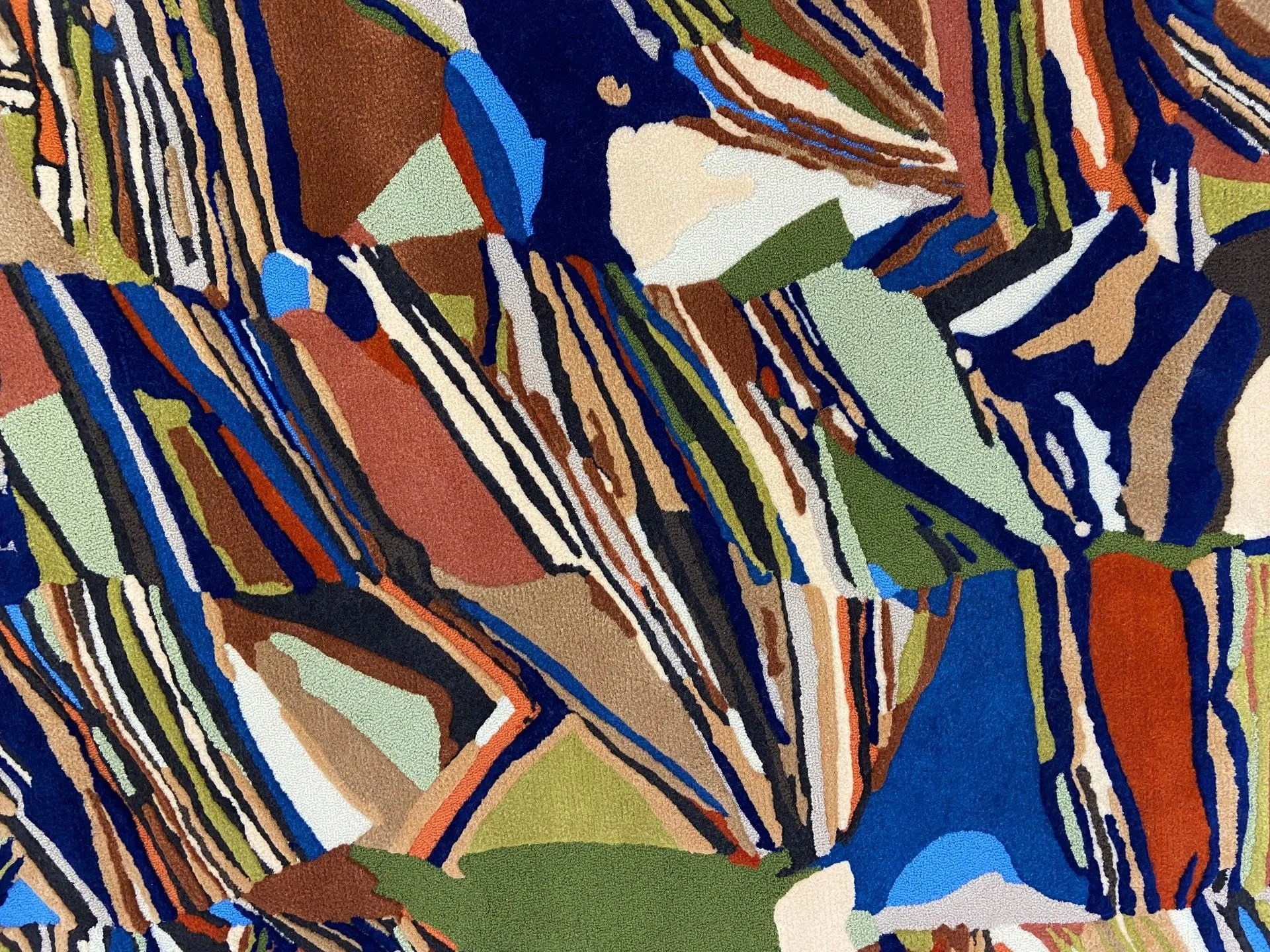 Shape Shift tufted wool rug by Trish Andersen