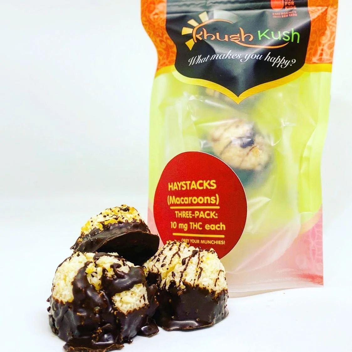 Our edibles are 🤤🤤. These are our macaroons. Get them today at shops in WA. #obeyyourmunchies #khushkush