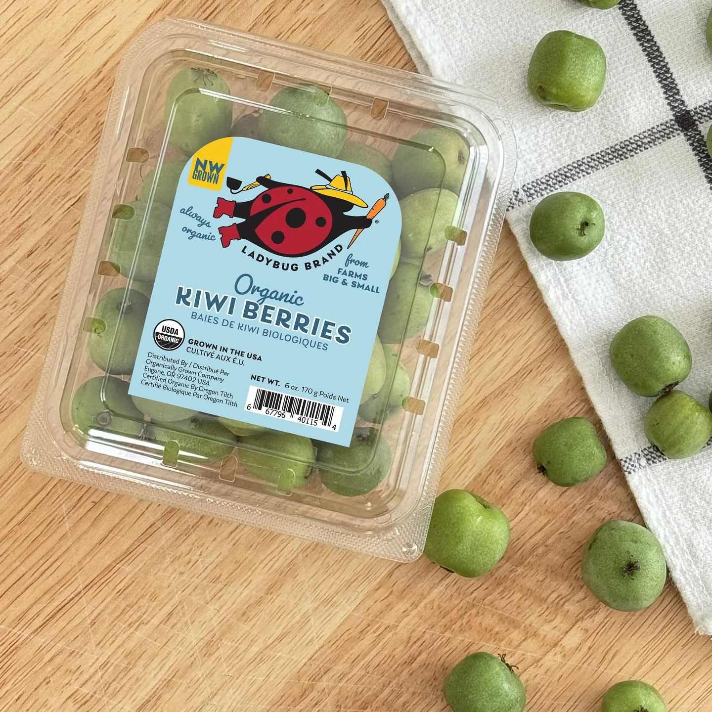 Perfectly poppable, organic kiwi berries are the perfect late summer treat to keep you happily snacking into fall. The same bright, fruit flavor as classic kiwis, they&rsquo;re fuzz-free and bite size&mdash;great for eating like a grape. Support smal