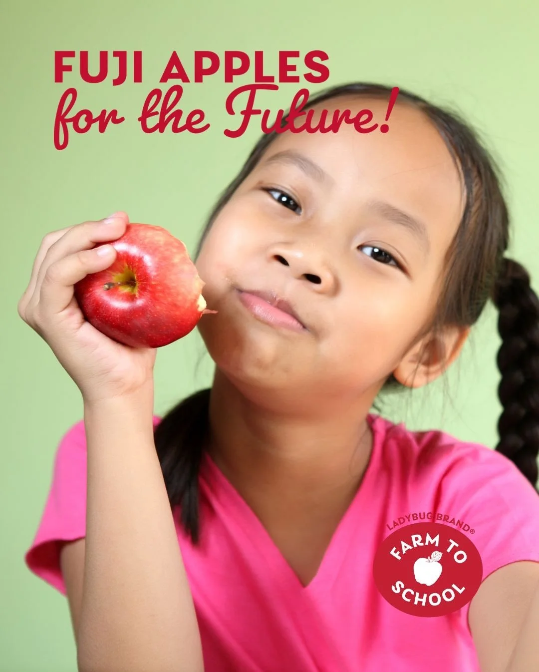 Ladybug Brand&reg; Farm to School Apples are in stock now! 🍎These bright, 3 lb. bags of organic Fuji apples aren&rsquo;t just a delicious, convenient choice for lunch boxes and on-the-go snacks&mdash;they help shape the future. 

With every bag sold