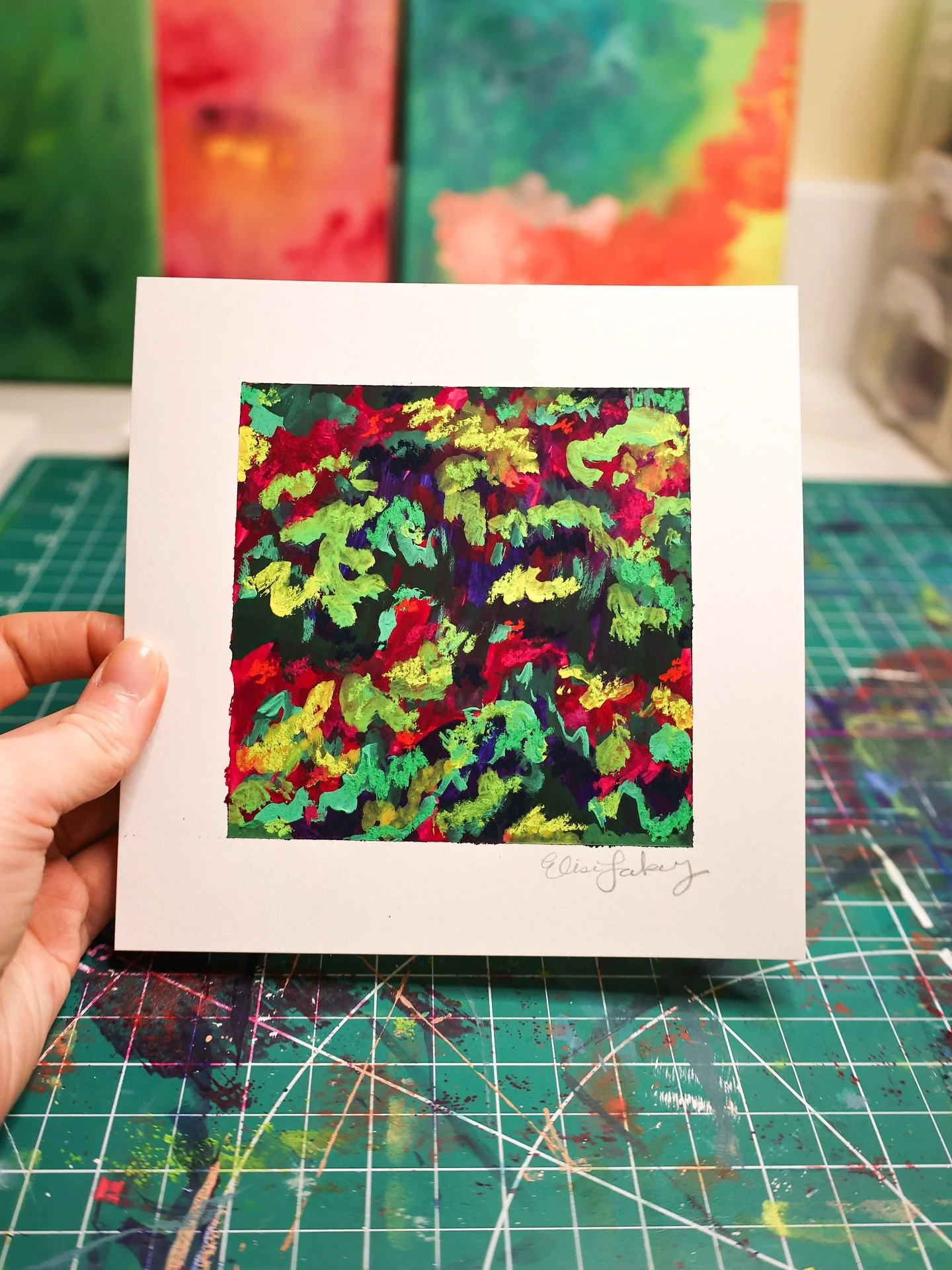 &ldquo;psalm 13&rdquo; | 6x6 | gouache, soft pastels 

I attempted painting this psalm several times before I made something I resonated with. Today was low on the creativity scale. My mood aligned with the psalmist&rsquo;s cry of &ldquo;how long?&rd