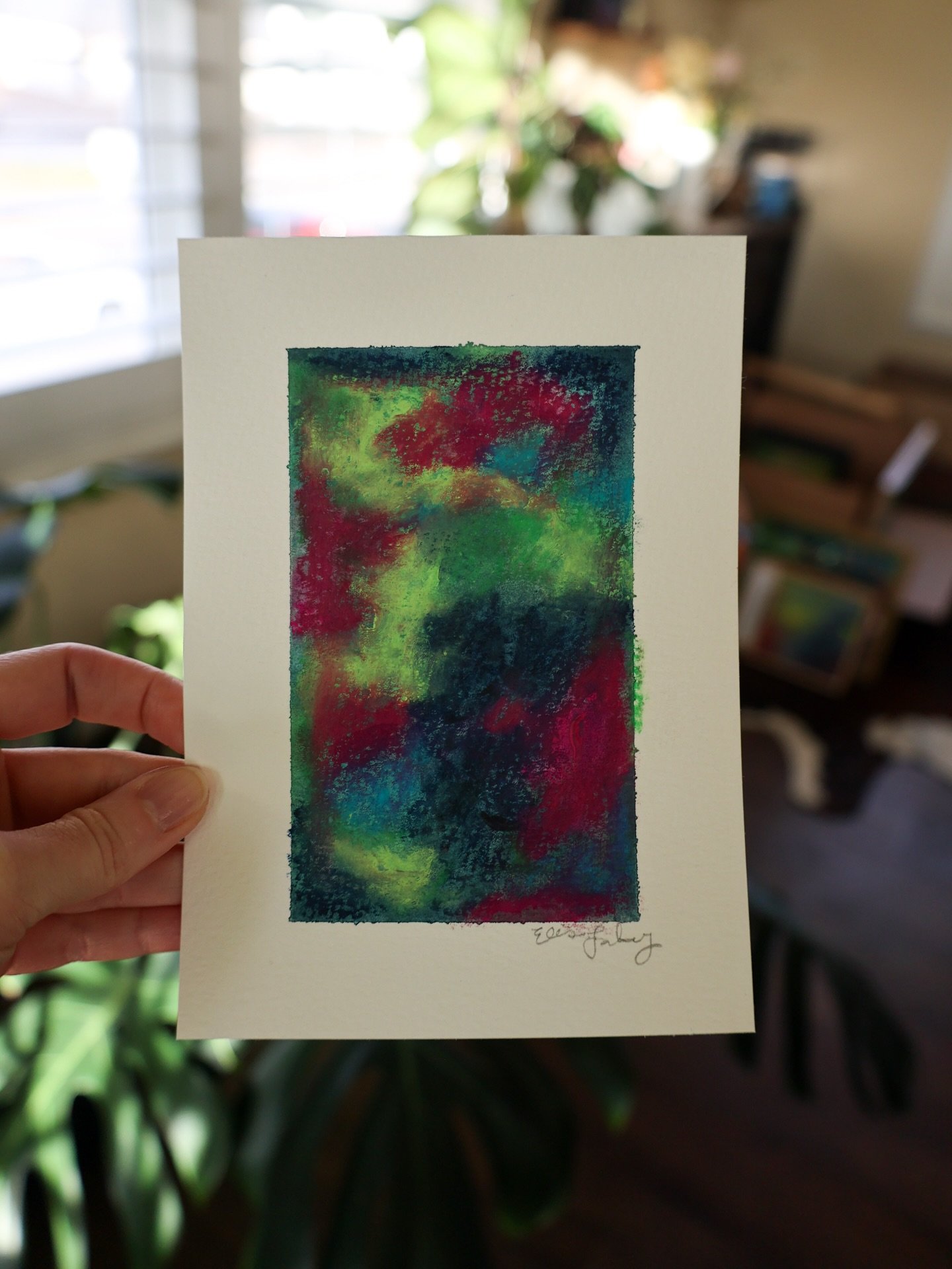 &ldquo;psalm 17&rdquo; | 5x7 | gouache, oil pastels

I really like this psalm but did not end up liking the final piece that much and had no energy to start over. This psalm has a nighttime, shadowy vibe, so that&rsquo;s what I was going for, but Pay