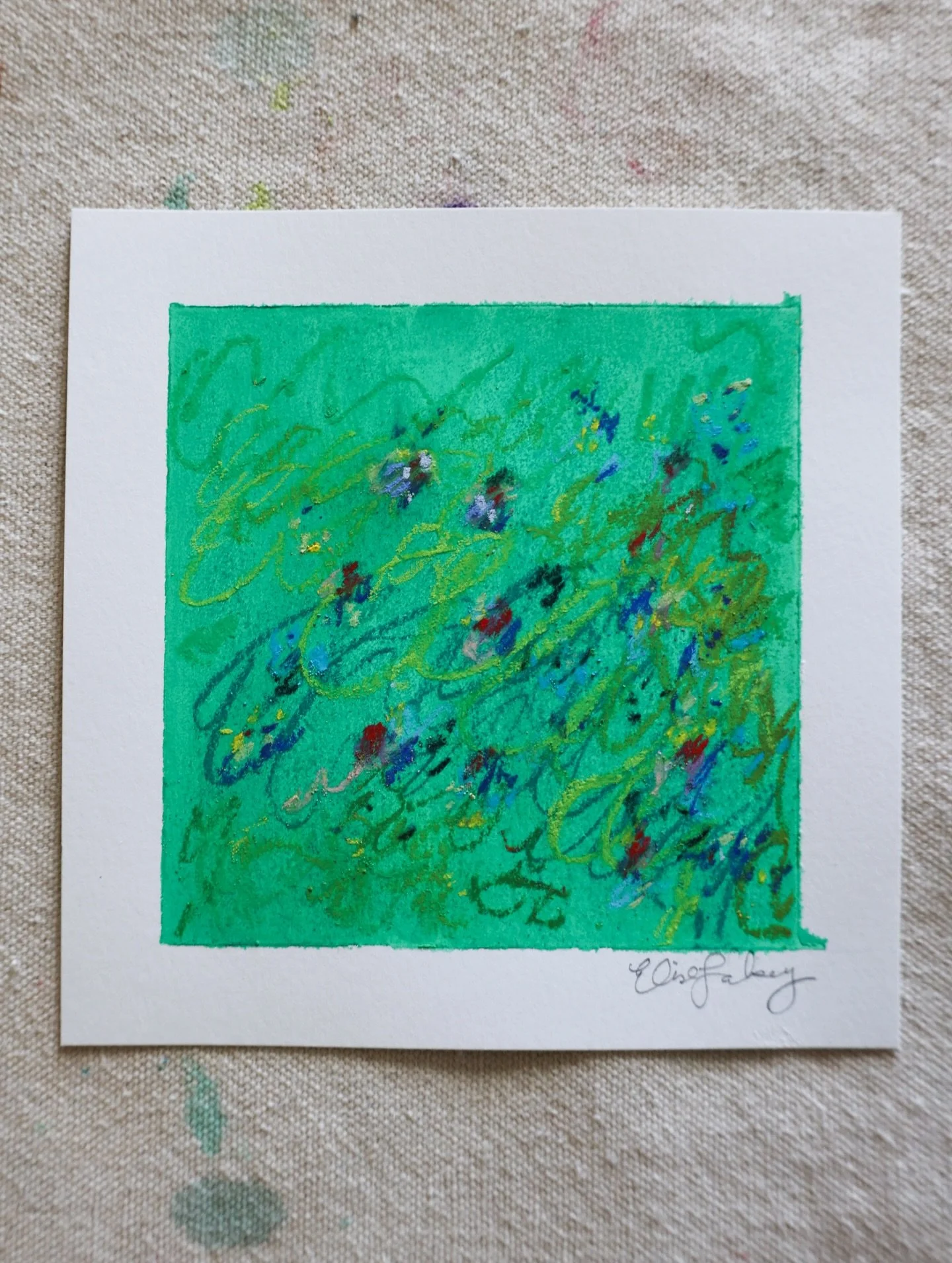 &ldquo;psalm 23&rdquo; | 6x6 | gouache, soft pastel

Today&rsquo;s psalm is arguably the most famous out of the Bible: &ldquo;The Lord is my shepherd; I shall not want.&rdquo;

I wanted to paint a more traditional landscape, but still abstracted, usi