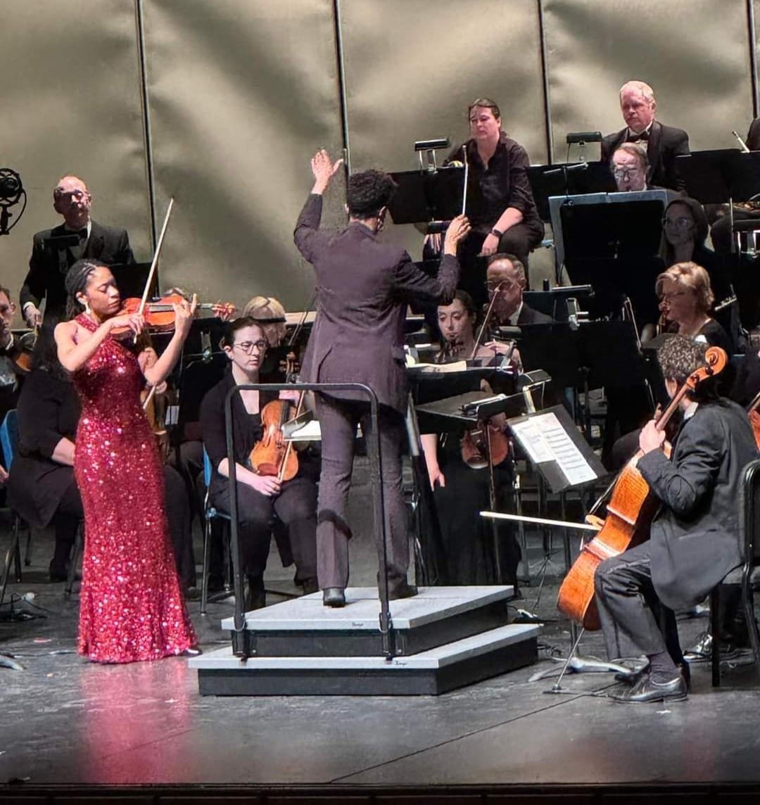 I had a really wonderful time in NC this past week with the Salisbury Symphony. One of the highlights was being able to work with the amazingly talented Njioma Grevious in Dvorak's violin concerto.
