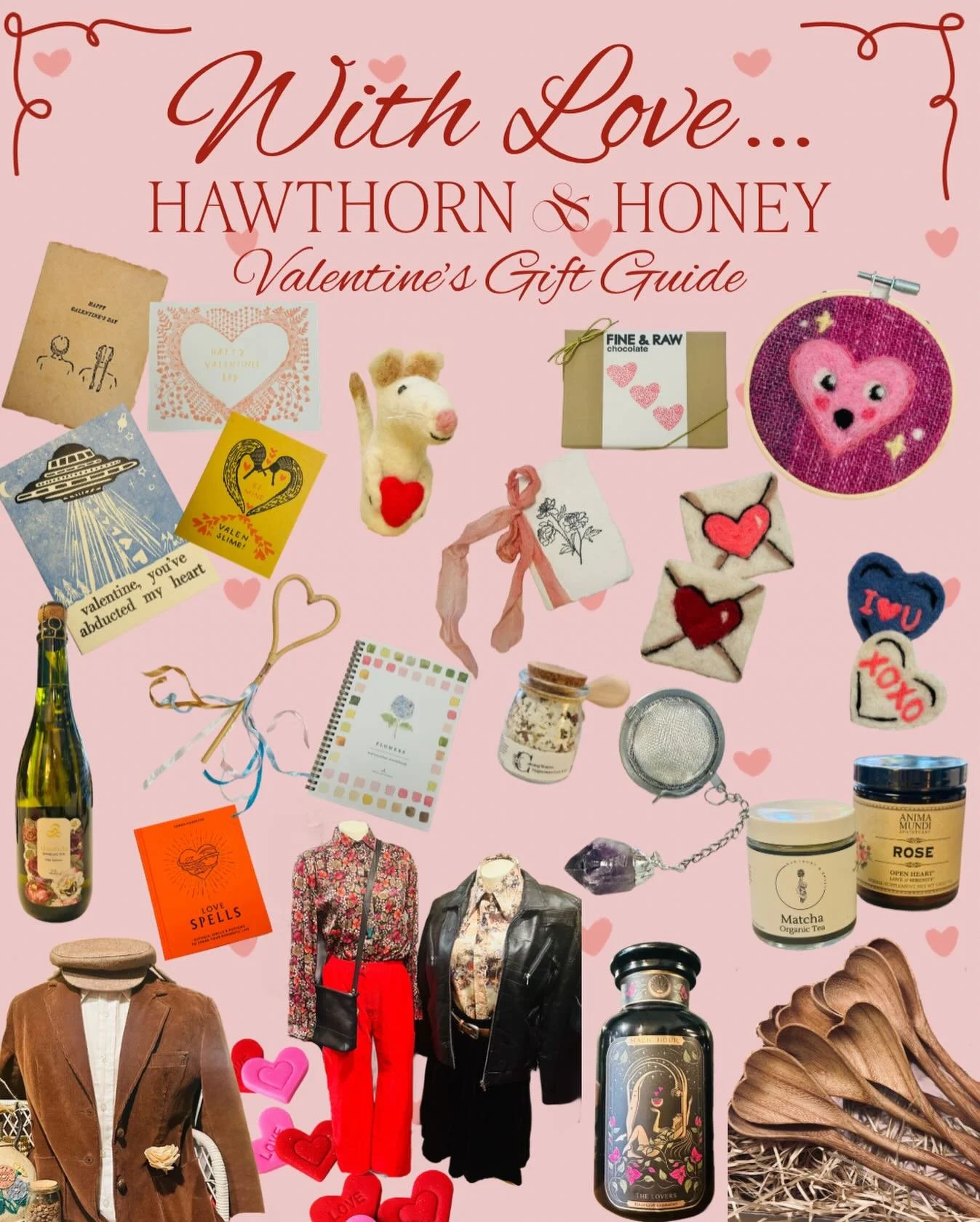 Looking to add a little magic for the ones you love this Valentine&rsquo;s Day?
We&rsquo;ve FILLED the apothecary with thoughtful, unexpected gifts meant to help every person you care about feel cherished and seen! From whimsical Valentine treats and