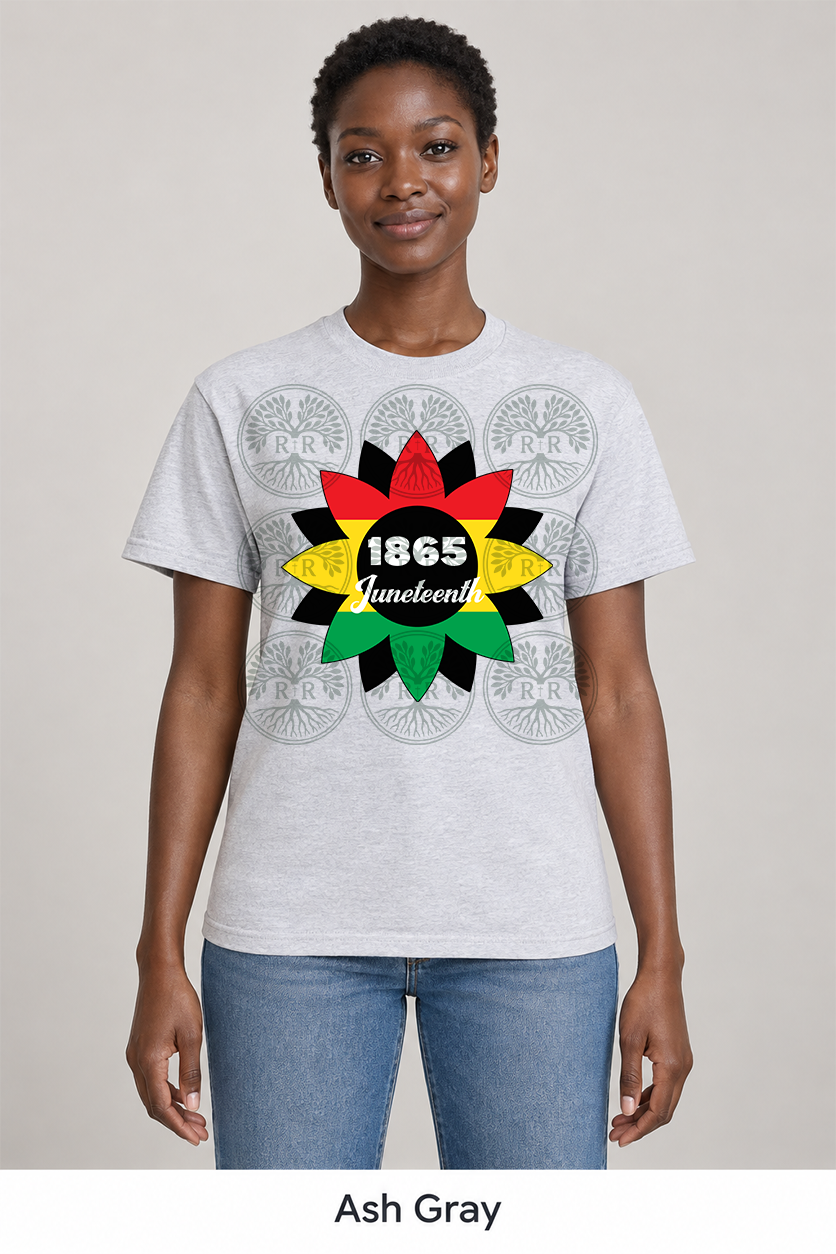 Juneteenth Flower T-Shirt