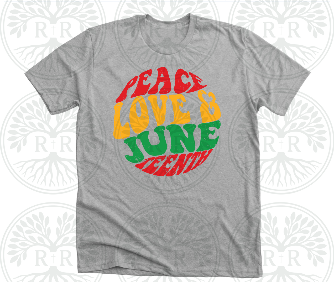 Peace, Love, and Juneteenth T-Shirt