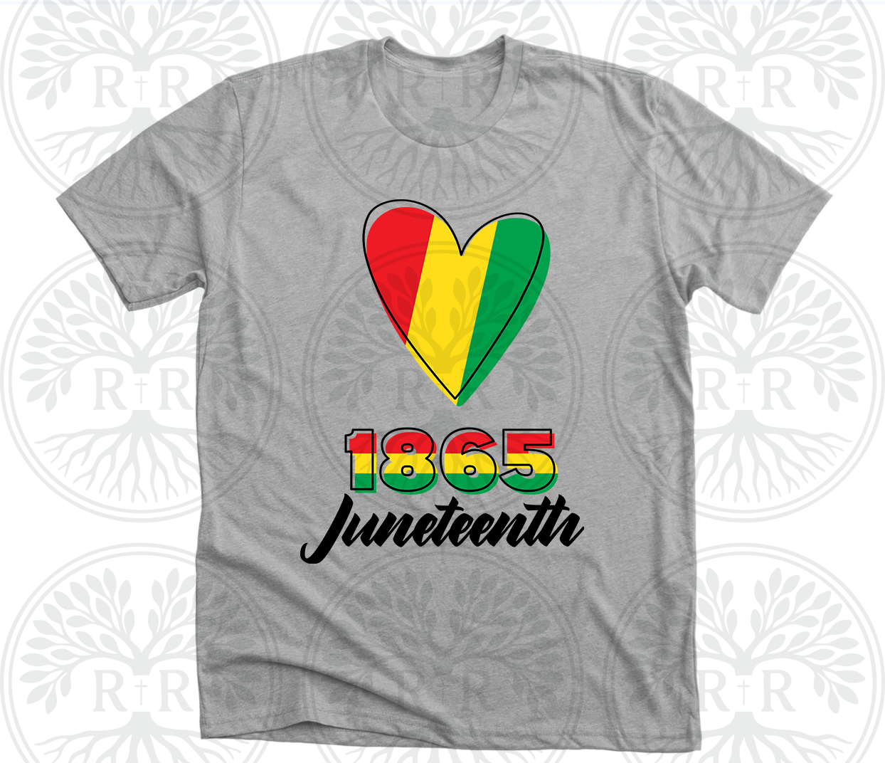 Juneteenth Heart (3) T-Shirt