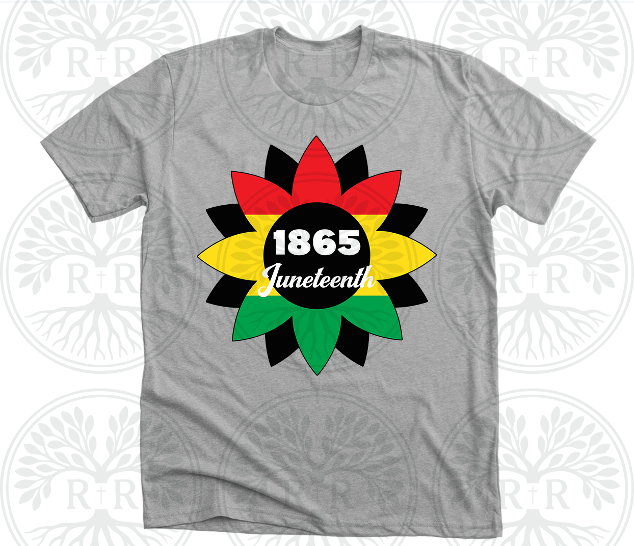 Juneteenth Flower T-Shirt