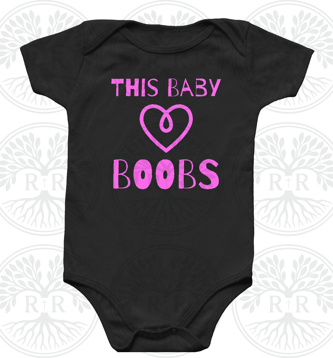 Boob Baby Pink Onesie.png