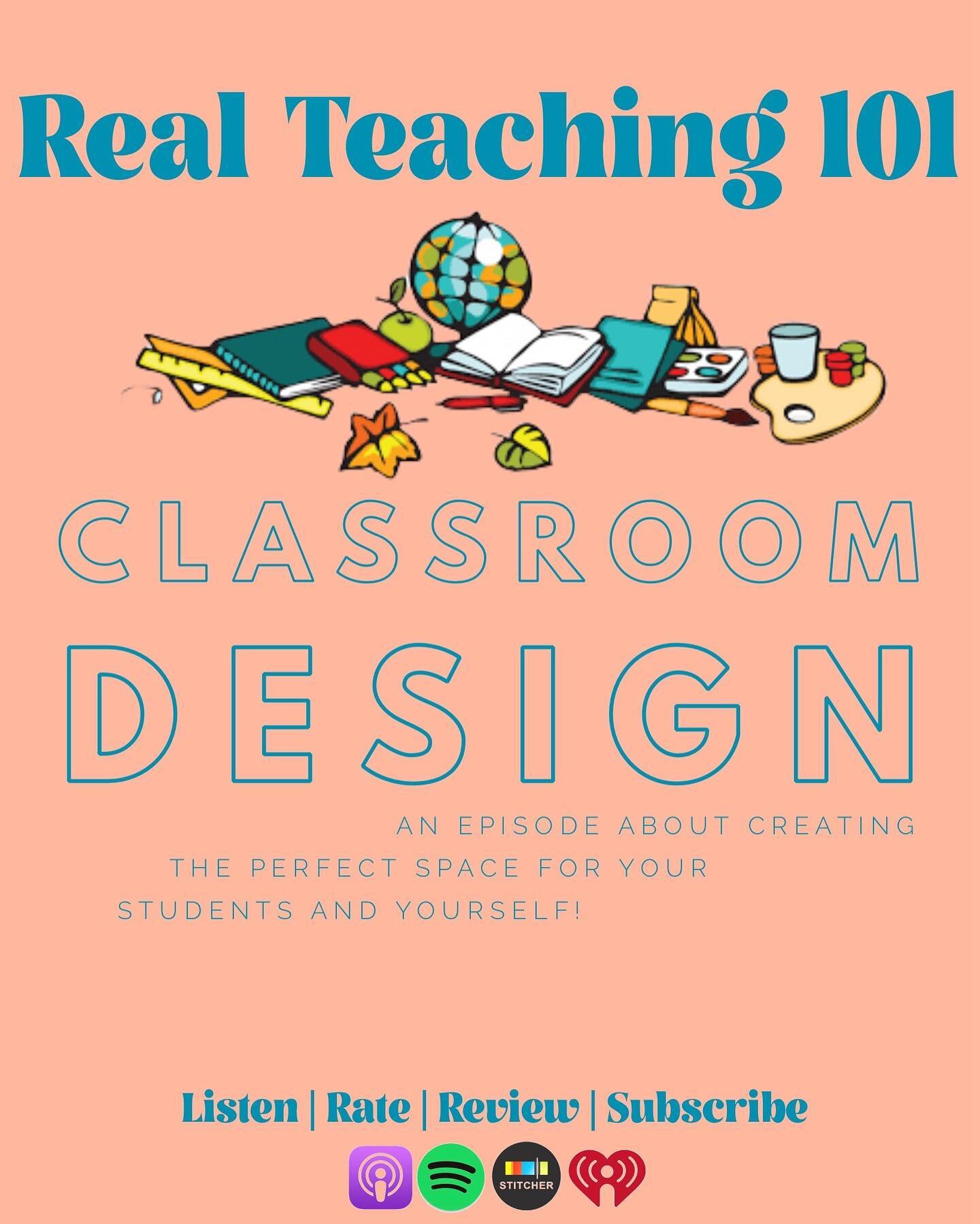 Anyone else have classroom design on their mind? {You can bet that Meagan does!}

In this episode we chat about classroom design considerations, and ways to decorate a classroom on a budget. 

We'd love to hear your design tips and tricks, please ema