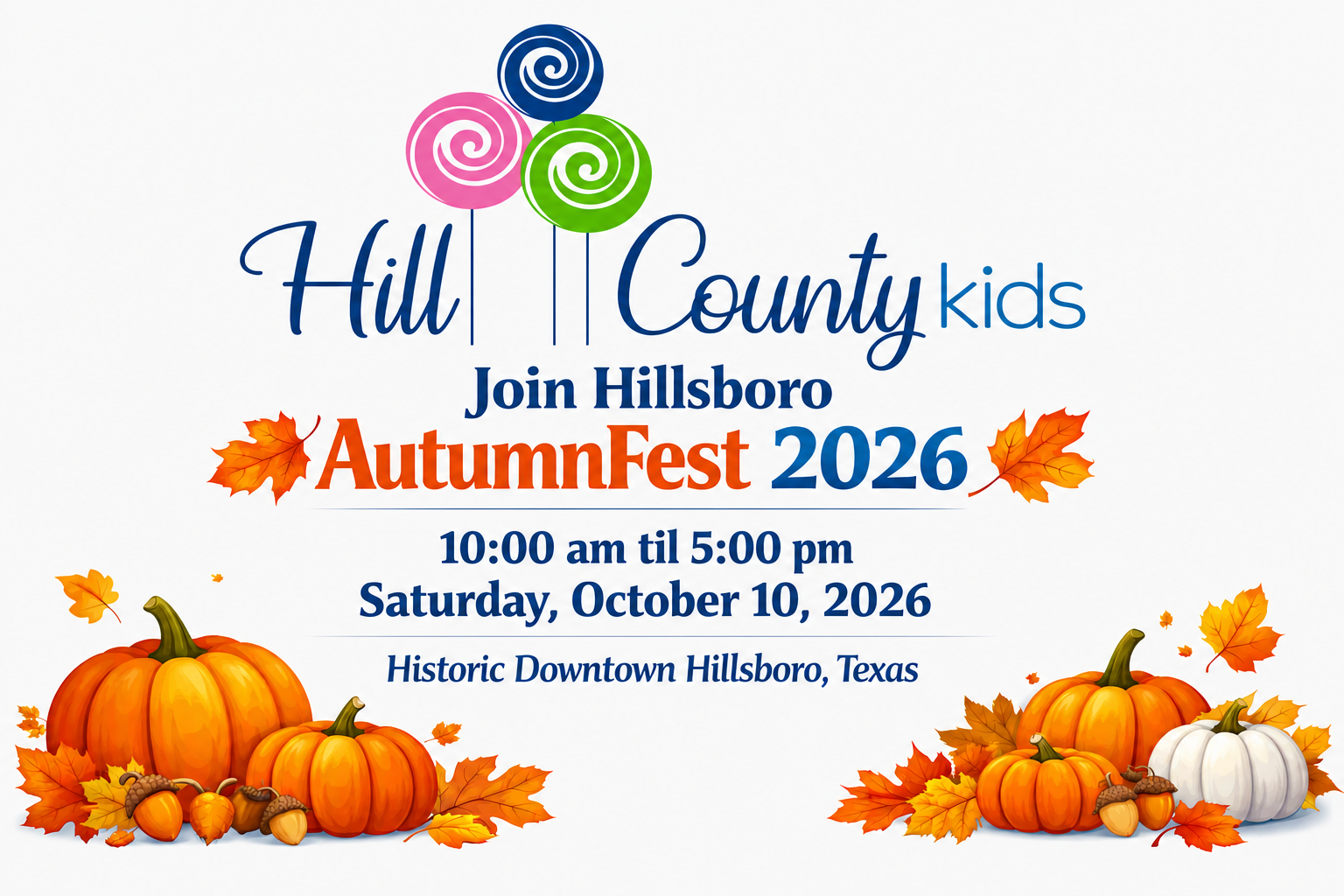Hill County Kids Join Hillsboro Autumn Fest