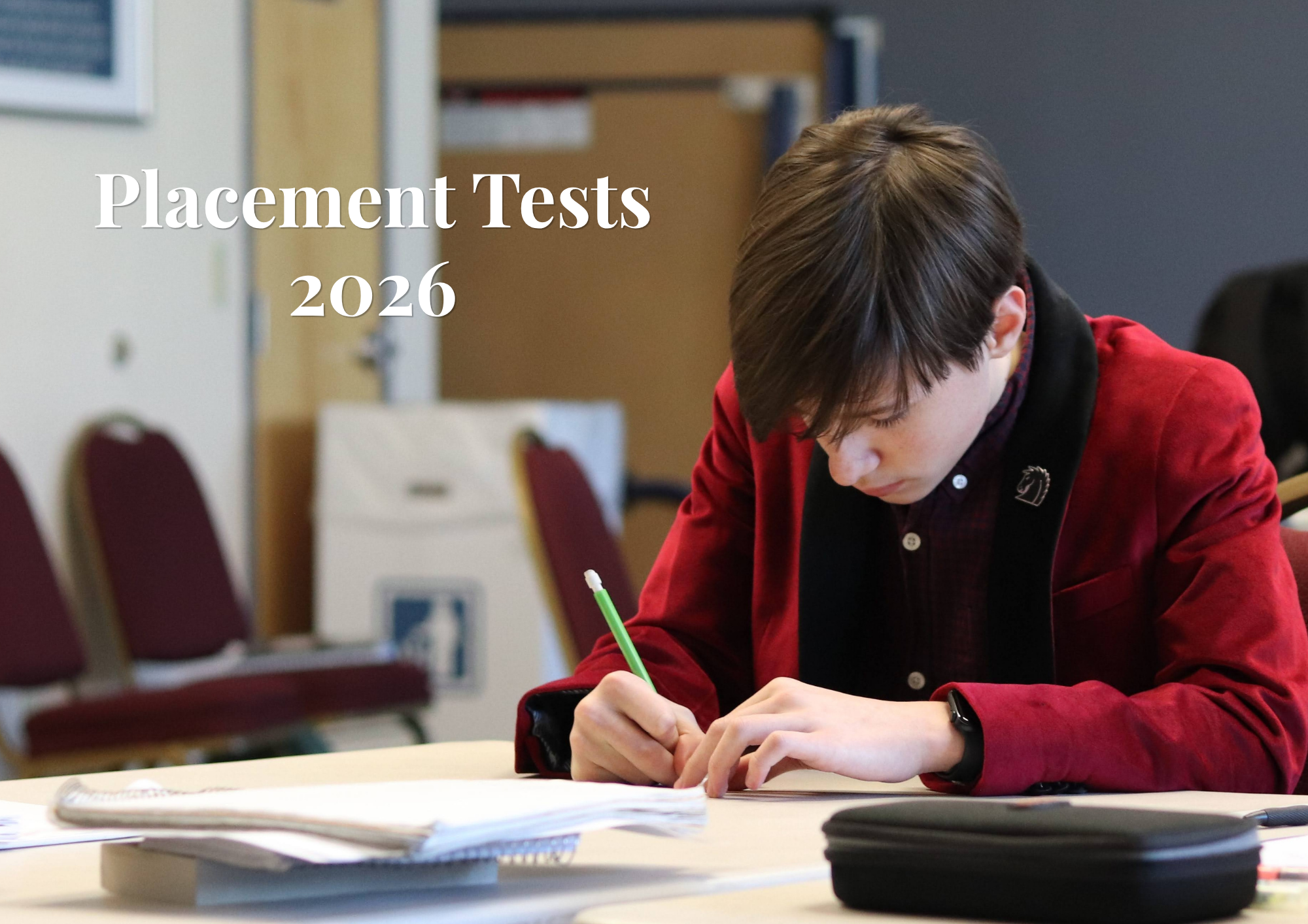 Chesterton Placement Test - December 10, 2026