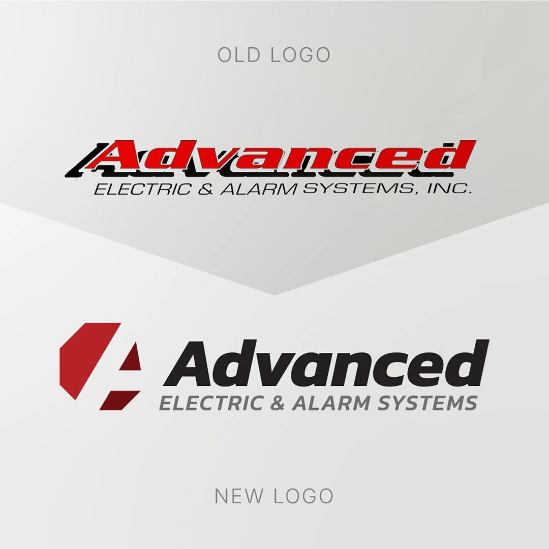 Image showing the old logo vs the new one.