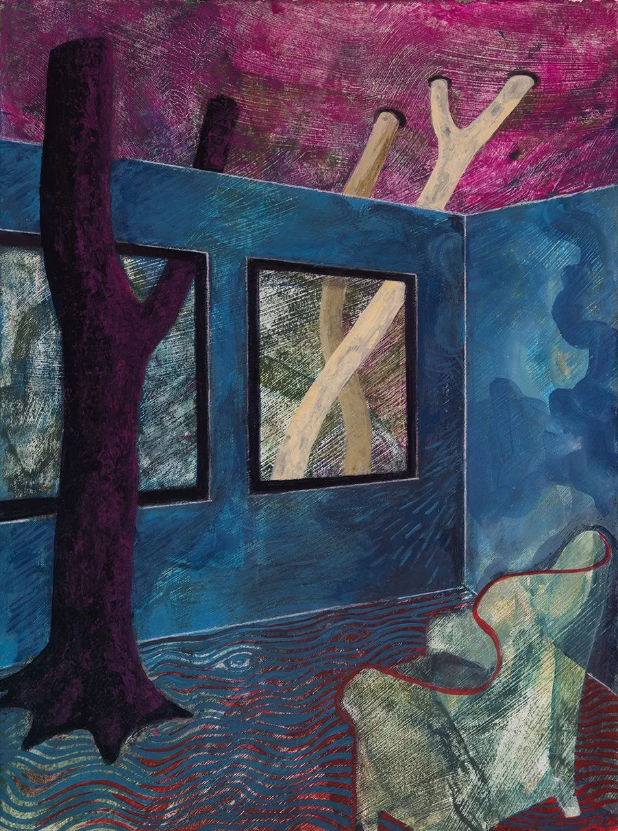 Waiting Room 11 x 14.8,”, Flashe on RIves BFK,  2026