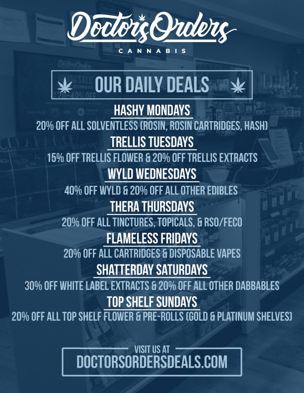 DAILY DEALS  The Pot Zone