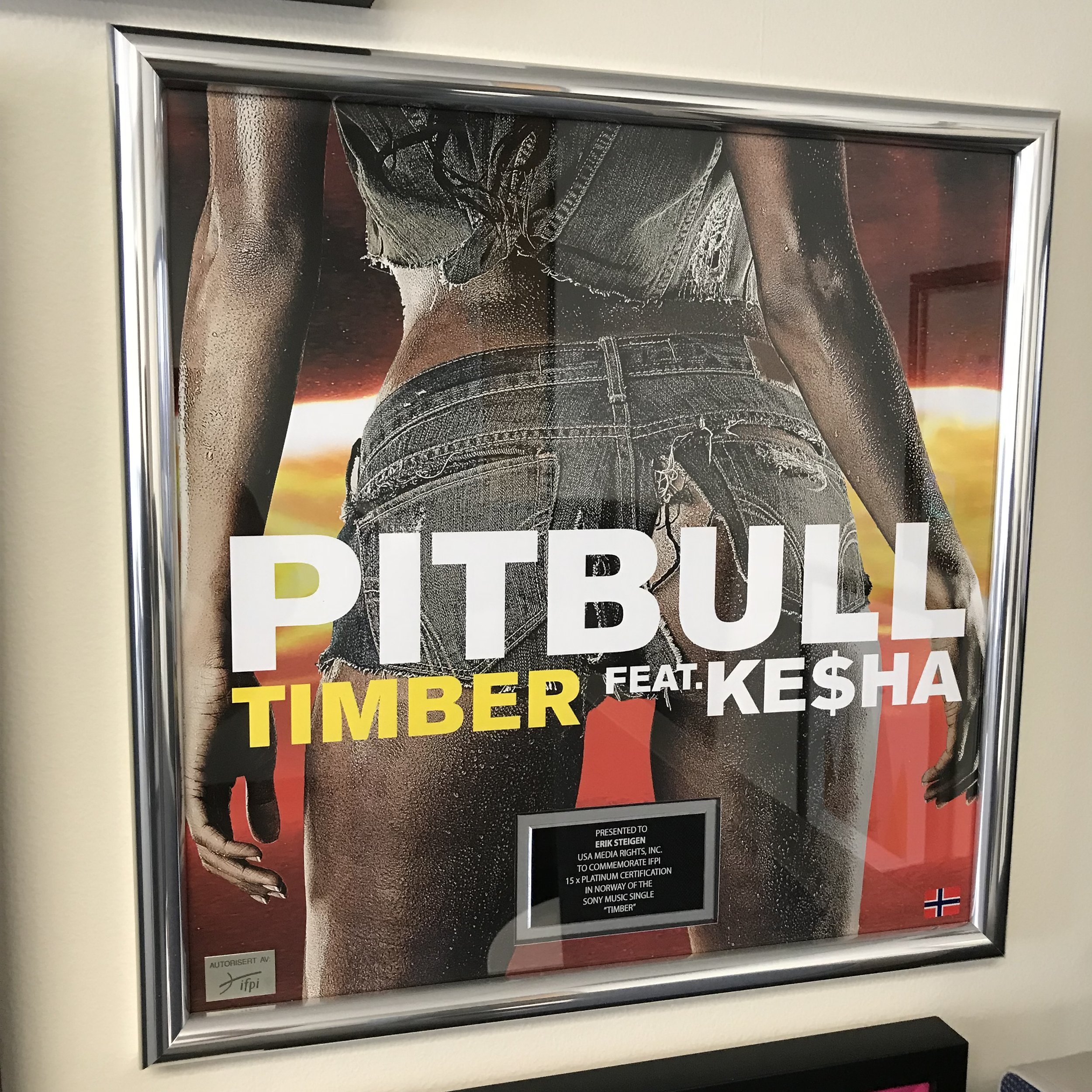 Pitbull Ke$ha Timber Norway plaque.jpg