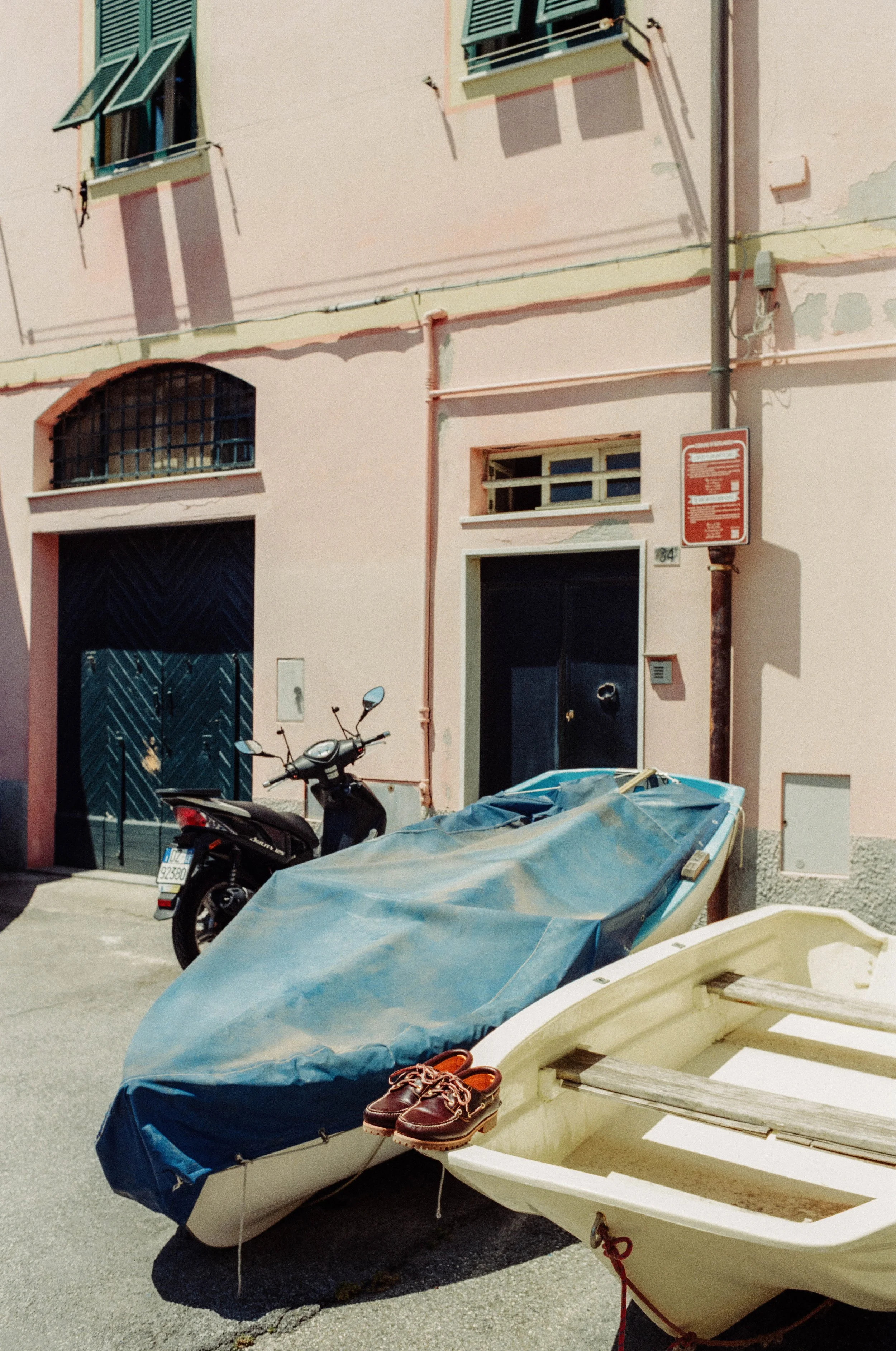 Une journée à Camogli avec Timberland en argentique