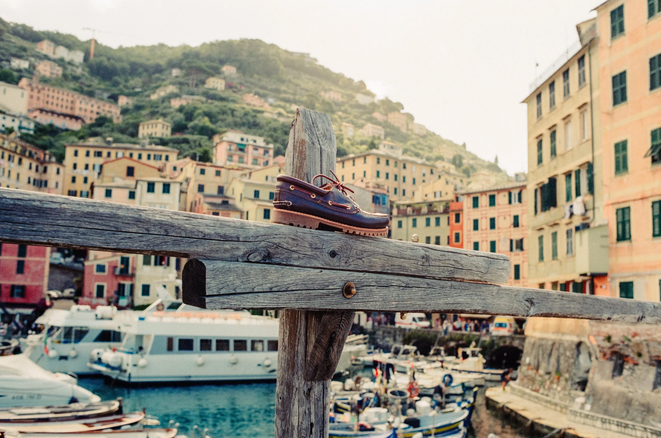 Une journée à Camogli avec Timberland en Argentique