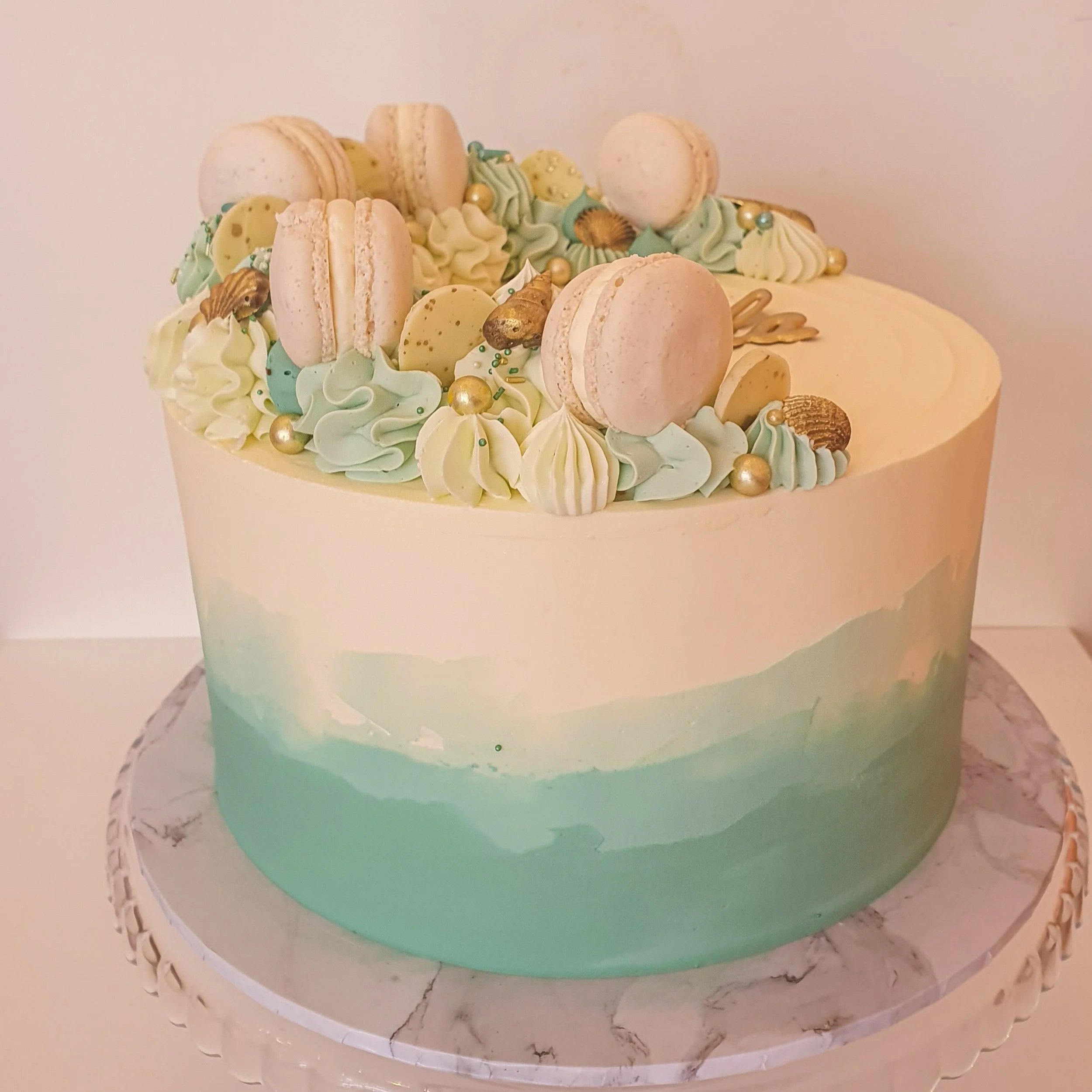 Coastal celebration cake from £75