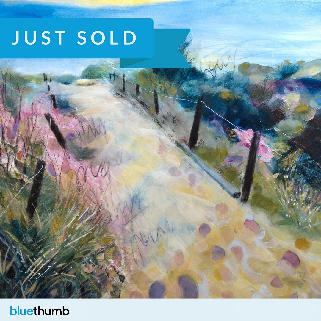 It&rsquo;s lovely when someone you don&rsquo;t know connects with your work enough to want it in their home. I&rsquo;m grateful to the Australian online @bluethumbart platform for the opportunity to connect with art lovers everywhere! Thank you K in 