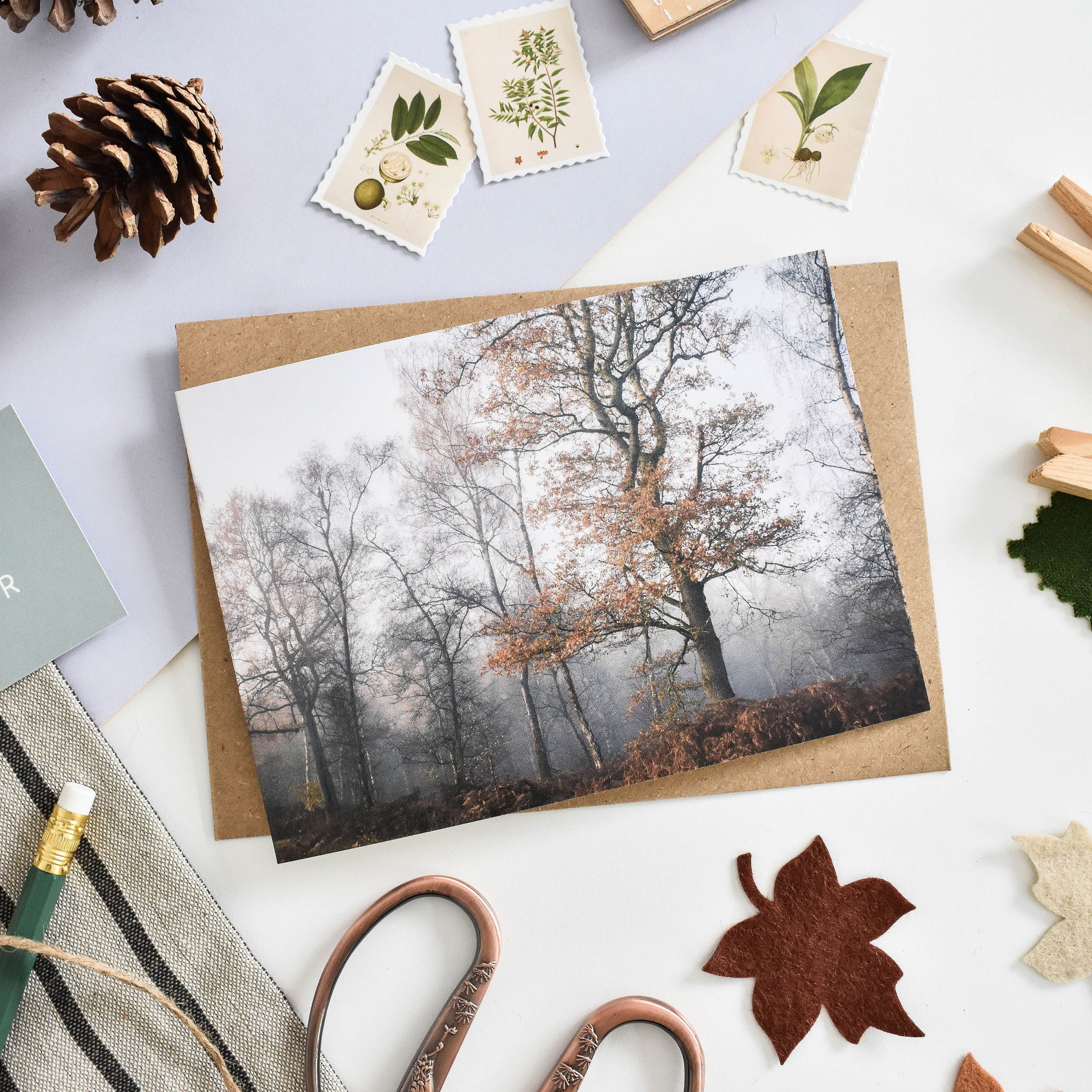Marina Walker Winter Woodland Greeting Card